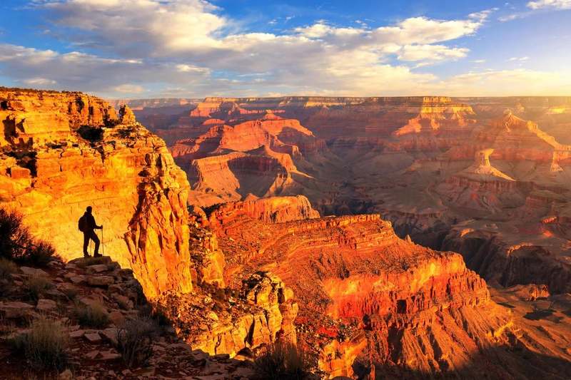 Grand Canyon at sunset, Arizona